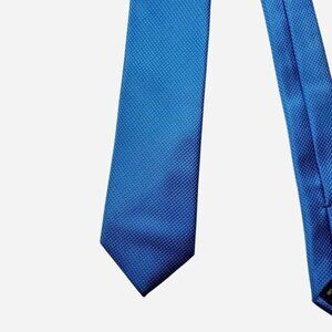 Perry Ellis Portfolio Neck Tie Mens Blue Classic One Size Formal Wedding Preppy